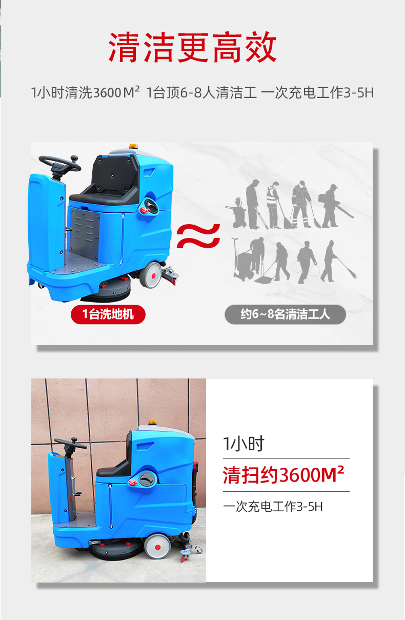 南平驾驶式洗地机更适合用在高铁站